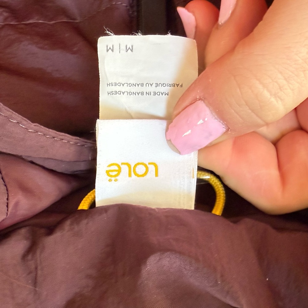 Lolë Women's Purple Quilted Jacket - Picture 5 of 5